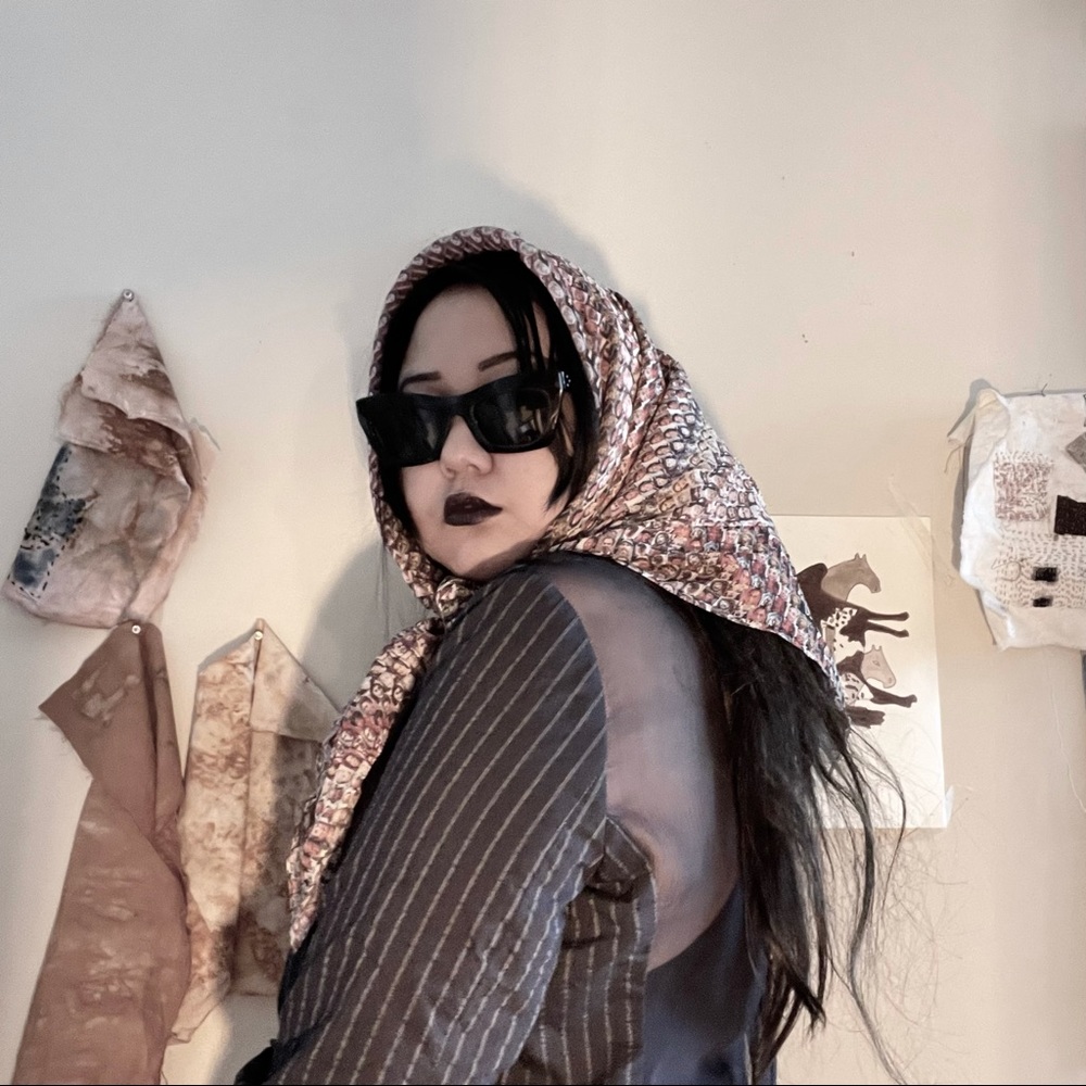 Mieke Gerritzen 100% Silk Scarf.